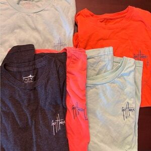 Bundle Guy Harvey Graphic T-Shirts - Blue, Orange, Gray